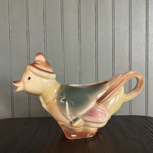 Duck pitcher creamer Spaulding ceramic